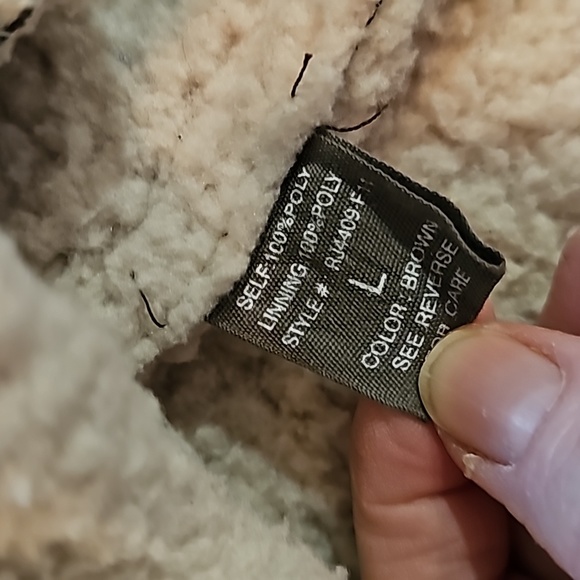 STUNNING RYU brown shearling crop bomber jacket - Picture 7 of 11